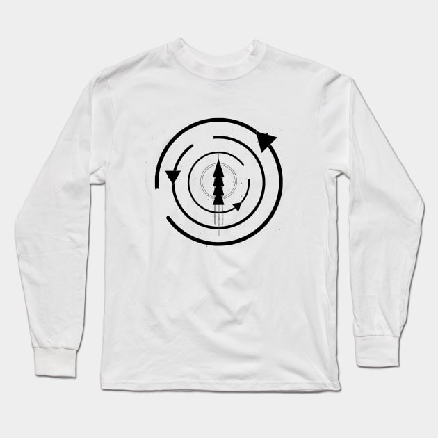 Circle target Long Sleeve T-Shirt by MysticMoonVibes